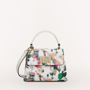 FURLA 1927 Top Handle Mini TONI TALCO Floral Bag